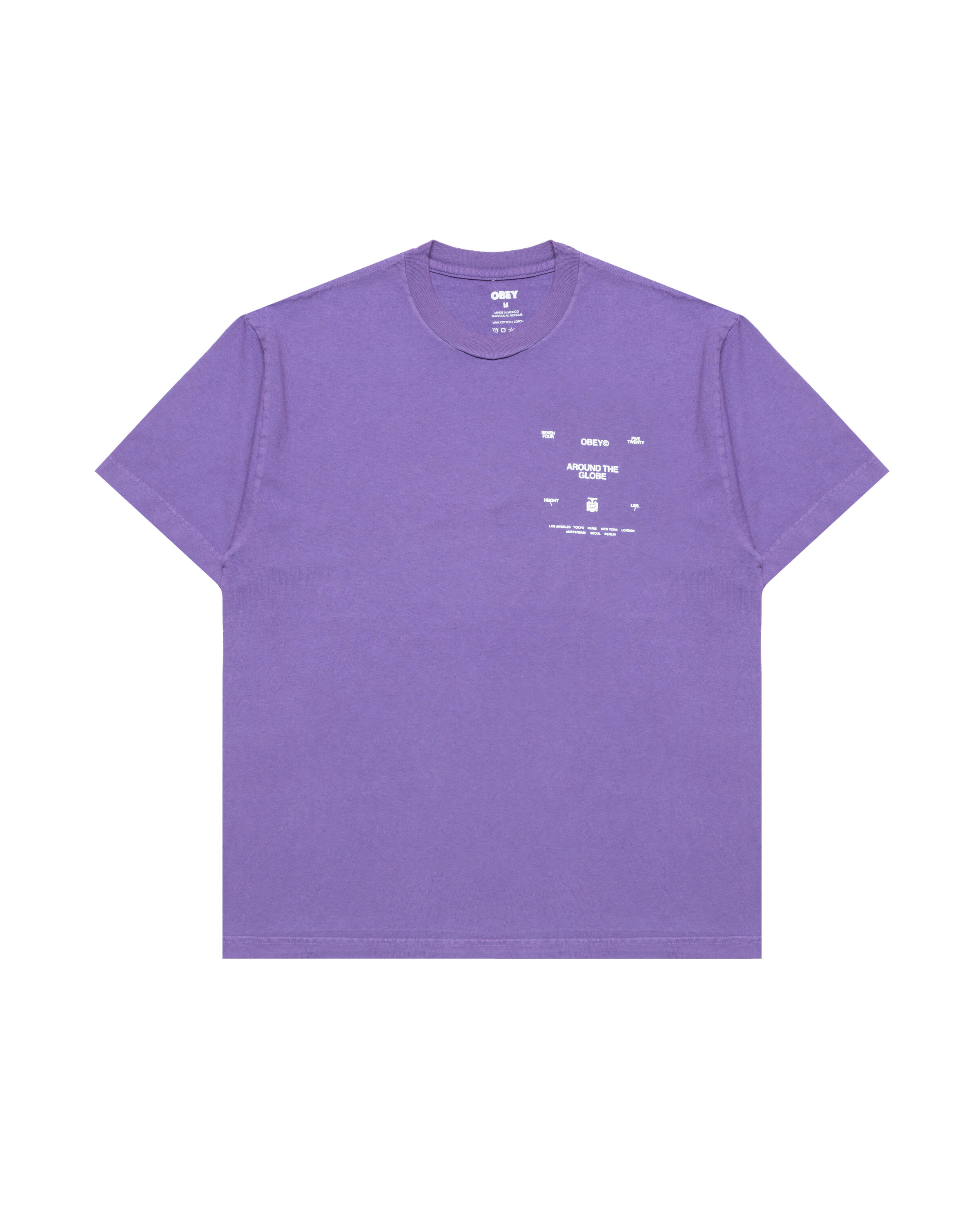 Obey AROUND THE GLOBE TEE | 167924096-PIB | AFEW STORE